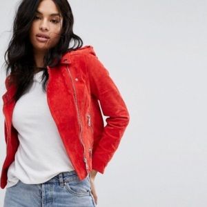 Vero Moda moto suede jacket